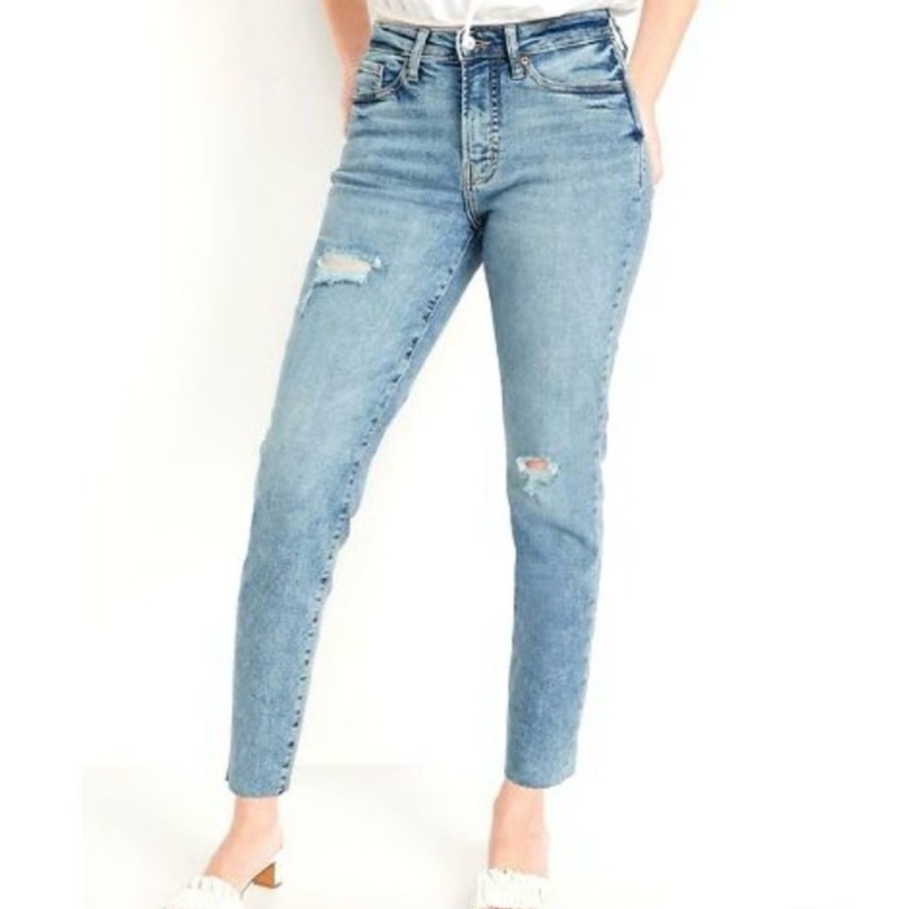 Old Navy Women's High Rise Light Blue Jeans